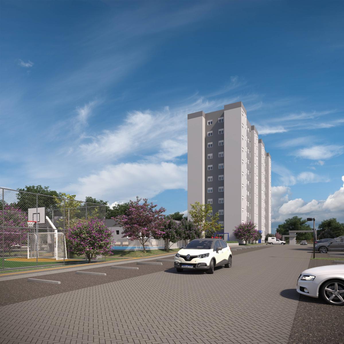  - Apartamento com 2 quartos, 49,40m², à venda em Esteio, Parque Amador