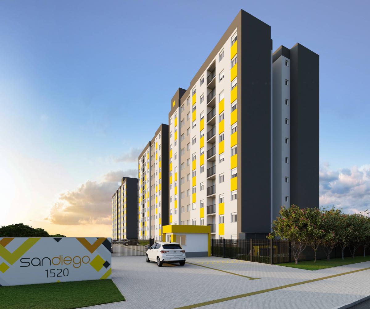 Apartamento à venda com 2 quartos - Barnabé,Gravataí
