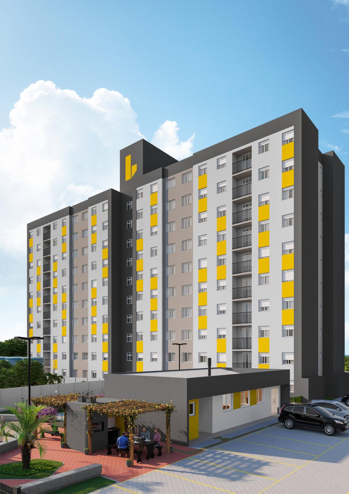 Apartamento à venda com 2 quartos - Barnabé,Gravataí