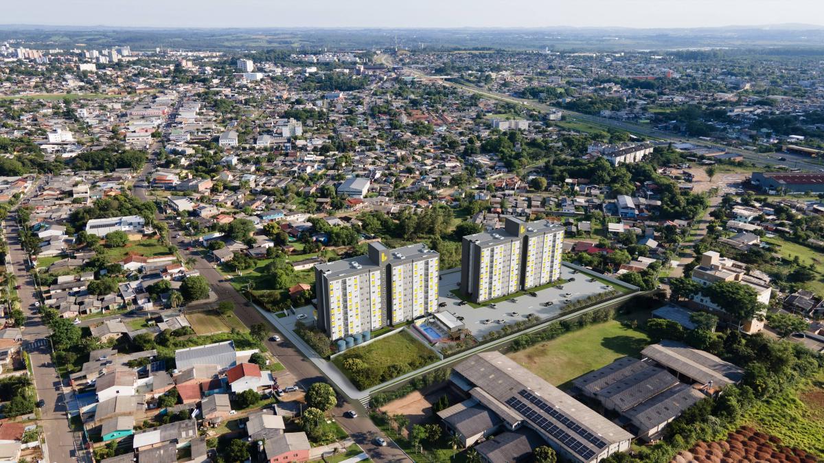 Apartamento à venda com 2 quartos - Barnabé,Gravataí