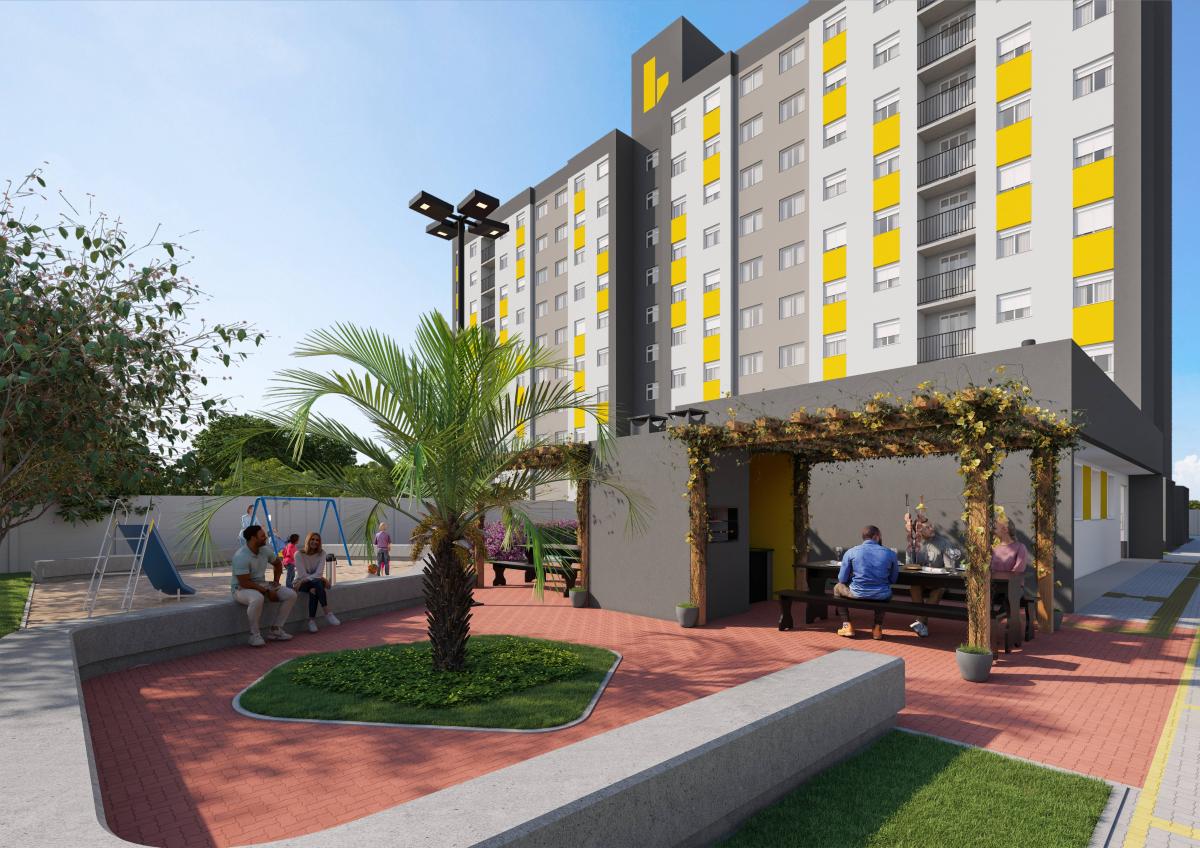  - Apartamento com 2 quartos, 49,69m², à venda em Gravataí, Barnabé