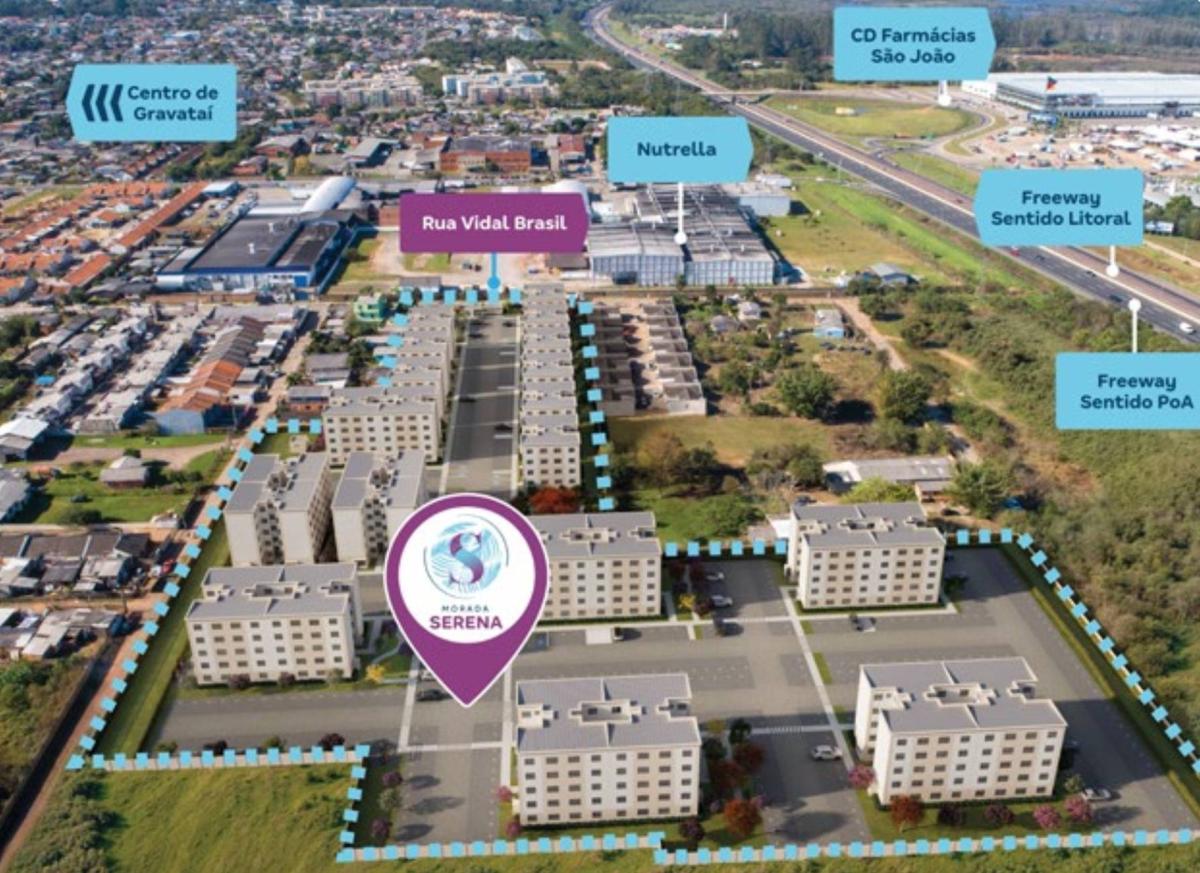 Apartamento à venda com 2 quartos - Novo Mundo,Gravataí