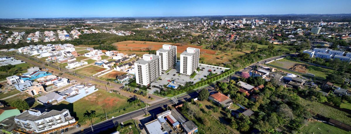  - Apartamento com 2 quartos, 56,40m², à venda em Gravataí, Santa Cruz