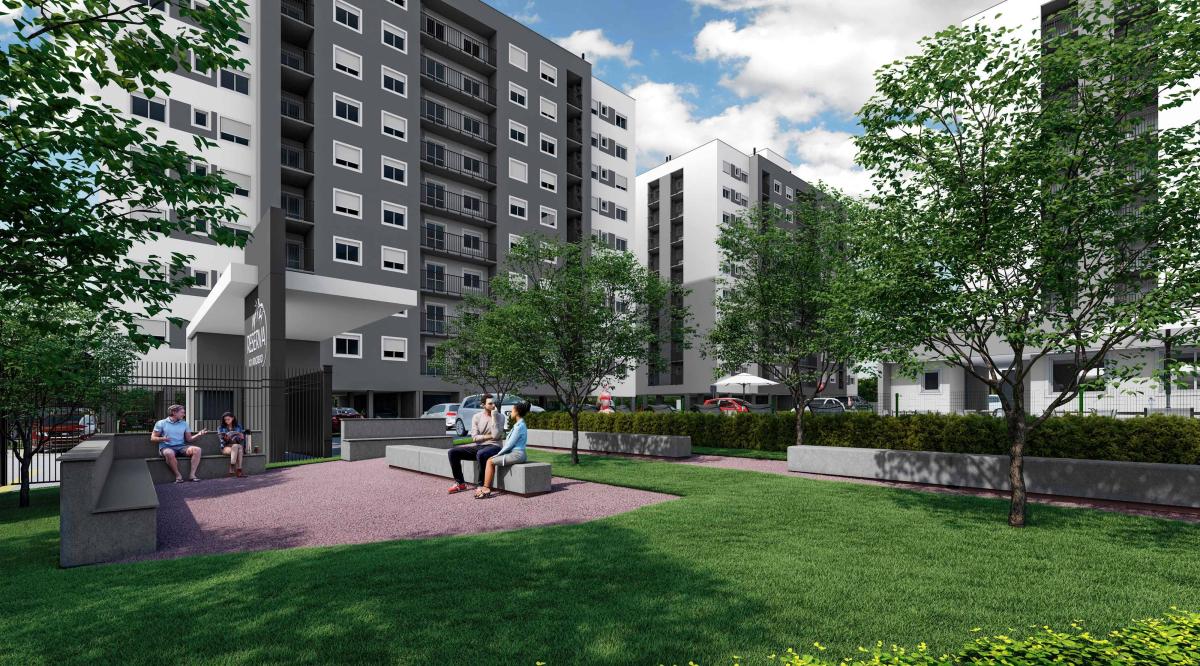 Apartamento à venda com 2 quartos - Santa Cruz,Gravataí