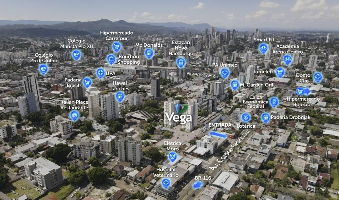  - Apartamento com 2 quartos, 57,34m², à venda em Novo Hamburgo, Centro