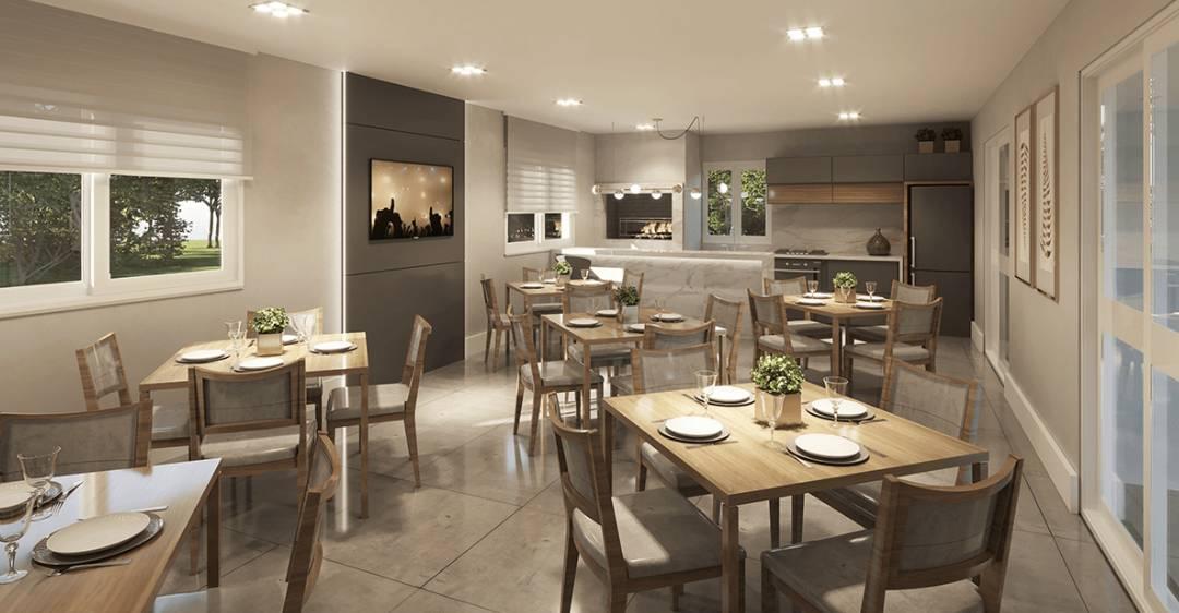  - Apartamento com 2 quartos, 57,34m², à venda em Novo Hamburgo, Rondônia